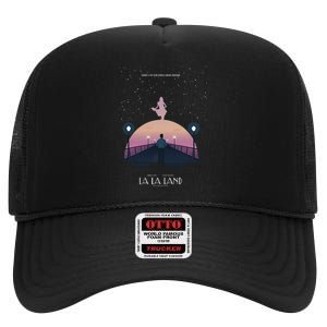 Emma Stone La La Land Here To The Fools Who Dream High Crown Mesh Back Trucker Hat