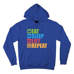 Eat Sleep Lift Repeat Meaningful Gift Gym Motivational Cute Gift Hoodie