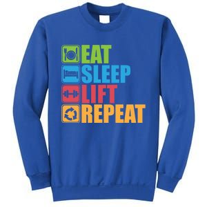 Eat Sleep Lift Repeat Meaningful Gift Gym Motivational Cute Gift Sweatshirt