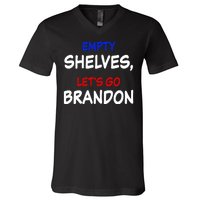 Empty Shelves Let's Go Brandon Classic V-Neck T-Shirt