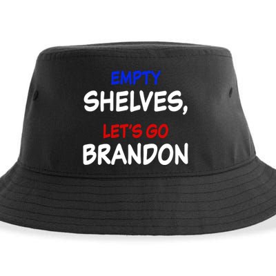 Empty Shelves Let's Go Brandon Classic Sustainable Bucket Hat