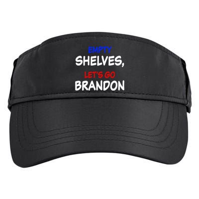 Empty Shelves Let's Go Brandon Classic Adult Drive Performance Visor