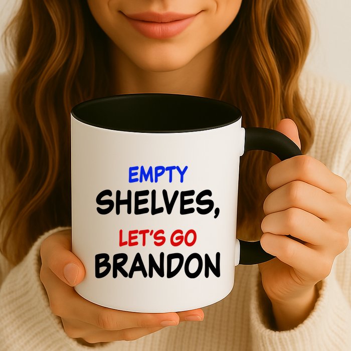 Empty Shelves Let's Go Brandon Classic Mug