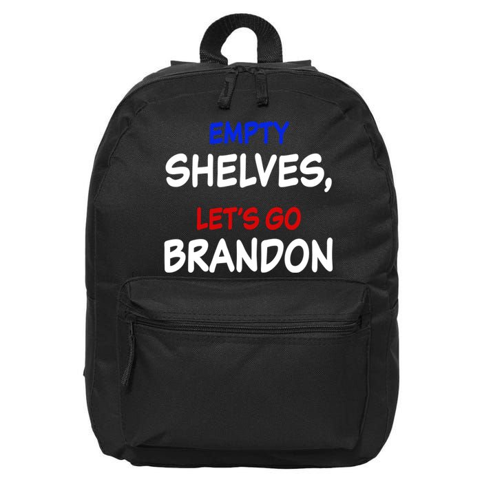 Empty Shelves Let's Go Brandon Classic 16 in Basic Backpack