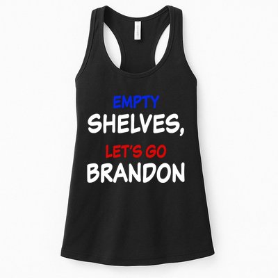Empty Shelves Let's Go Brandon Classic Womens Tank Top