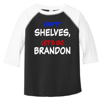 Empty Shelves Let's Go Brandon Classic Toddler Fine Jersey T-Shirt