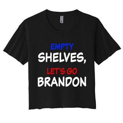 Empty Shelves Let's Go Brandon Classic Crop Top