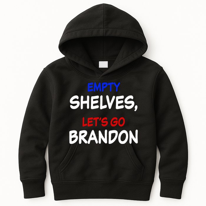 Empty Shelves Let's Go Brandon Classic Kids Hoodie
