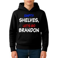Empty Shelves Let's Go Brandon Classic Kids Hoodie