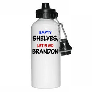 Empty Shelves Let's Go Brandon Classic Aluminum Water Bottle