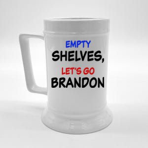 Empty Shelves Let's Go Brandon Classic Beer Stein