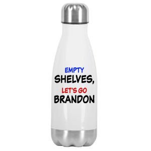 Empty Shelves Let's Go Brandon Classic Stainless Steel Insulated Water Bottle