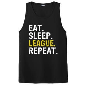 Eat Sleep League Repeat Sports Game Gaming Gift PosiCharge Competitor Tank