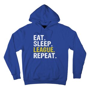 Eat Sleep League Repeat Sports Game Gaming Gift Hoodie