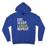 Eat Sleep League Repeat Sports Game Gaming Gift Hoodie