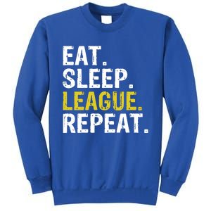 Eat Sleep League Repeat Sports Game Gaming Gift Sweatshirt