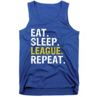 Eat Sleep League Repeat Sports Game Gaming Gift Tank Top