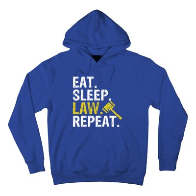 Eat Sleep Law Repeat School Lawyer Gift Hoodie