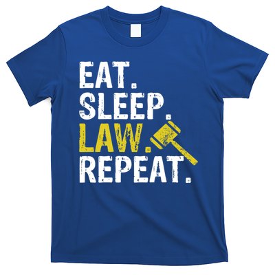 Eat Sleep Law Repeat School Lawyer Gift T-Shirt