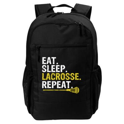 Eat Sleep Lacrosse Repeat Sports Team Game Gift Backpack