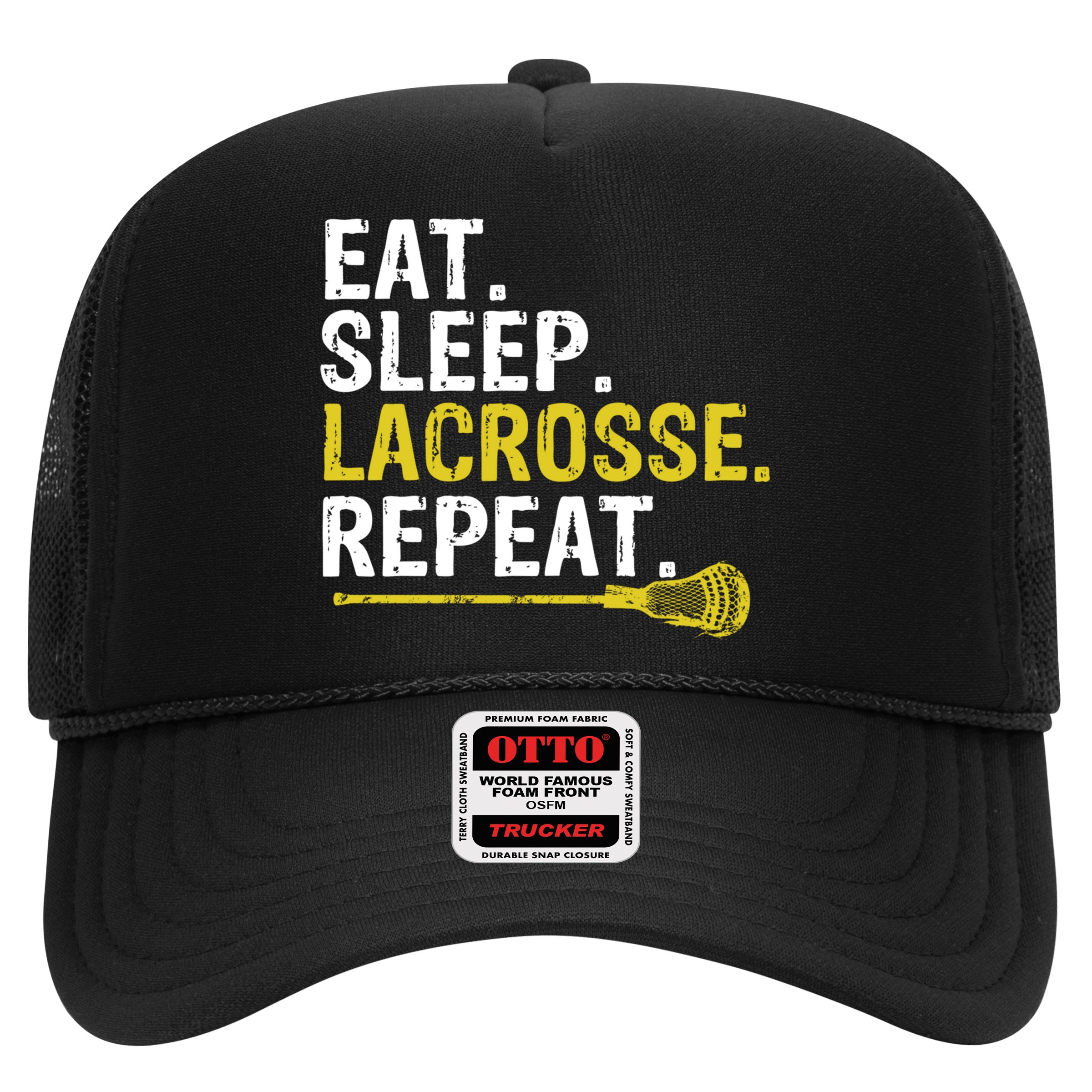 Eat Sleep Lacrosse Repeat Sports Team Game Gift Hat