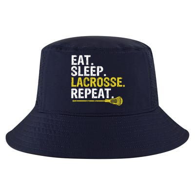 Eat Sleep Lacrosse Repeat Sports Team Game Gift Cool Comfort Performance Bucket Hat