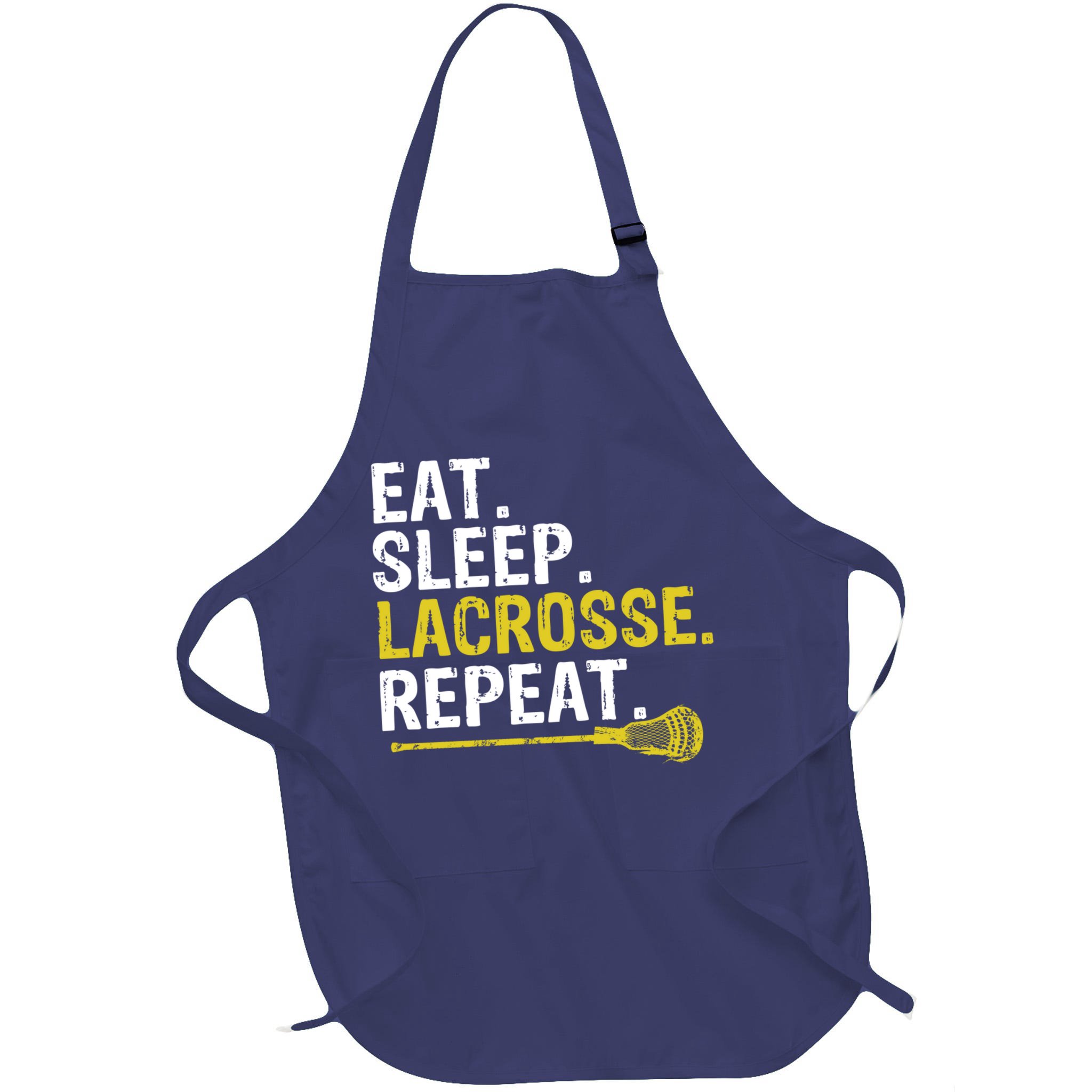 Eat Sleep Lacrosse Repeat Sports Team Game Gift Apron