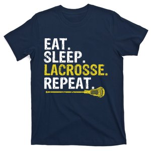 Eat Sleep Lacrosse Repeat Sports Team Game Gift T-Shirt