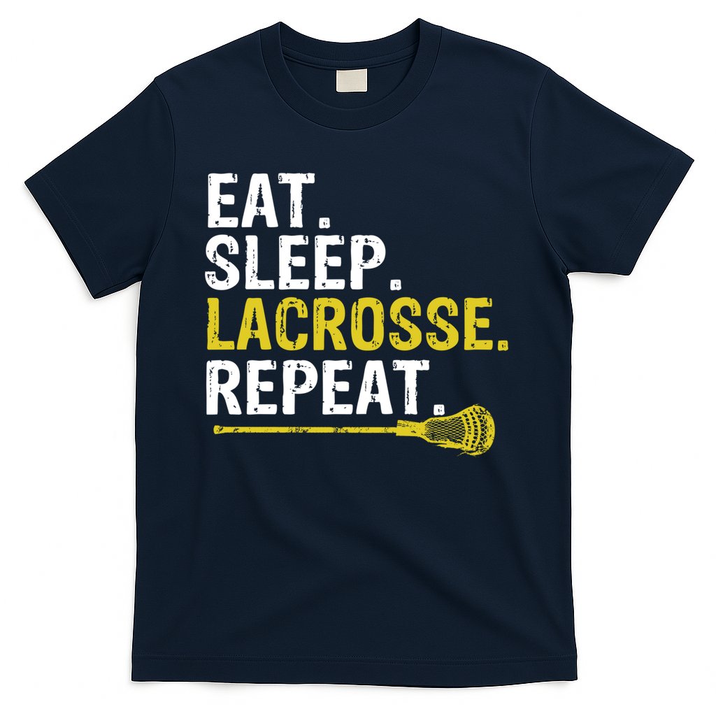 Eat Sleep Lacrosse Repeat Sports Team Game Gift T-Shirt