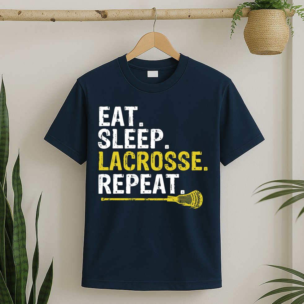 Eat Sleep Lacrosse Repeat Sports Team Game Gift T-Shirt