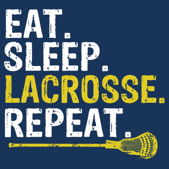 Eat Sleep Lacrosse Repeat Sports Team Game Gift 16 in Basic Backpack