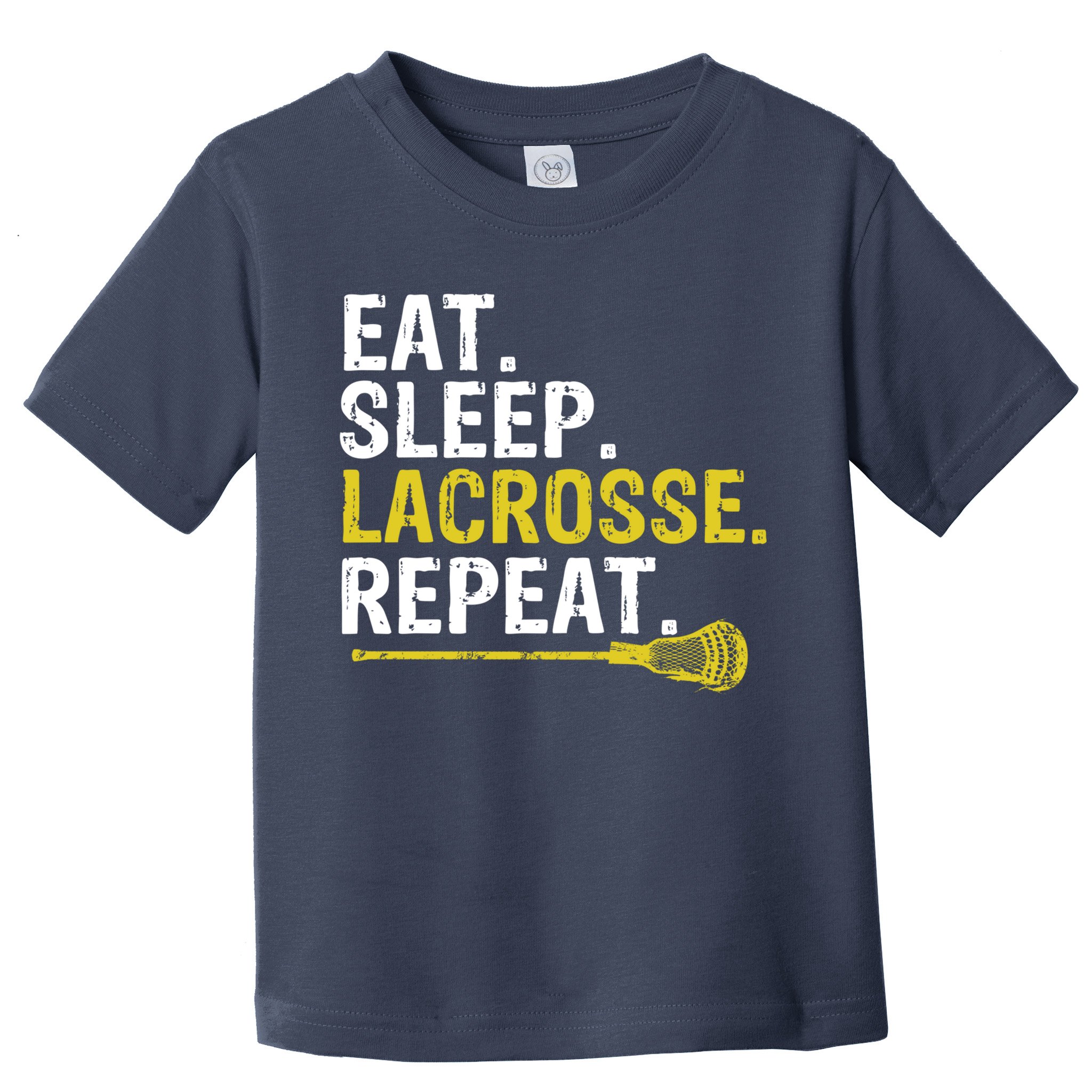 Eat Sleep Lacrosse Repeat Sports Team Game Gift Toddler T-Shirt