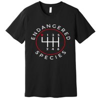 Endangered Species Manual Gearbox Stick Shift 6 Speed Premium T-Shirt