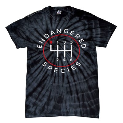 Endangered Species Manual Gearbox Stick Shift 6 Speed Tie-Dye T-Shirt