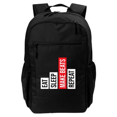 Eat Sleep Make Beats Repeat Music Producer Backpack