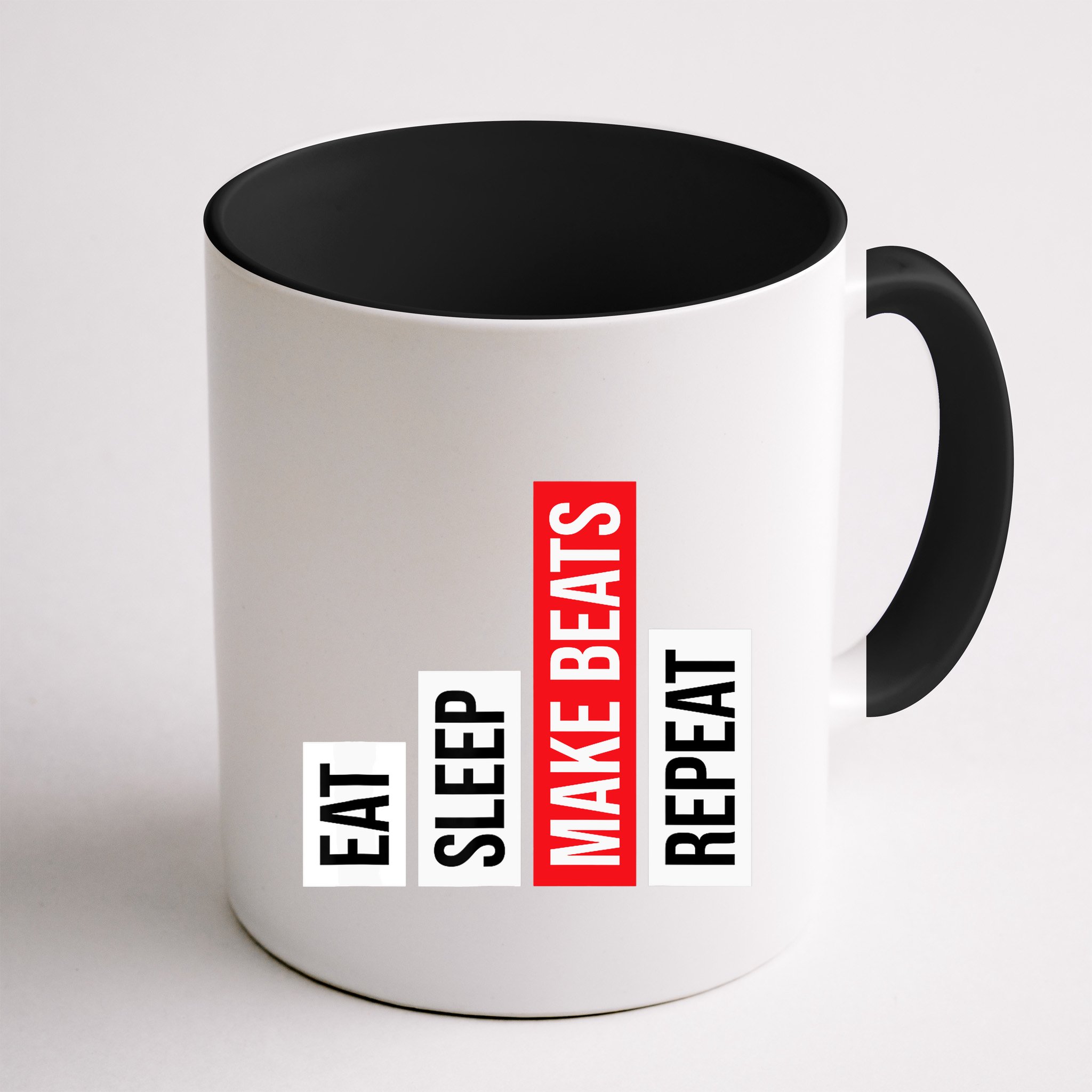 Eat Sleep Make Beats Repeat Music Producer Mug