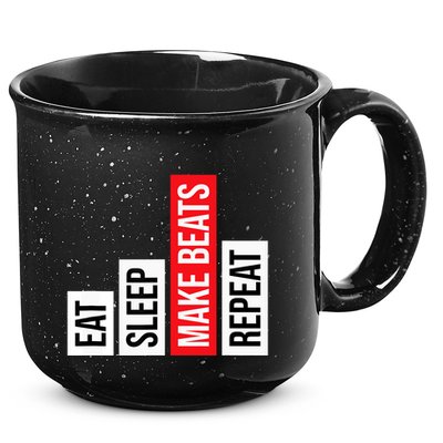 Eat Sleep Make Beats Repeat Music Producer 15oz Campfire Ceramic Mug