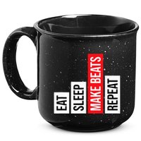 Eat Sleep Make Beats Repeat Music Producer 15oz Campfire Ceramic Mug