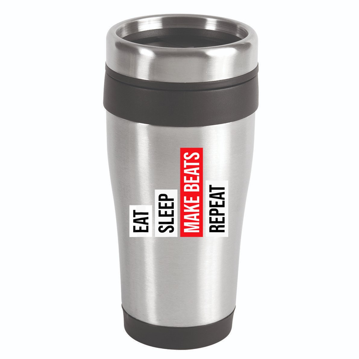 Eat Sleep Make Beats Repeat Music Producer 16oz Travel Tumbler
