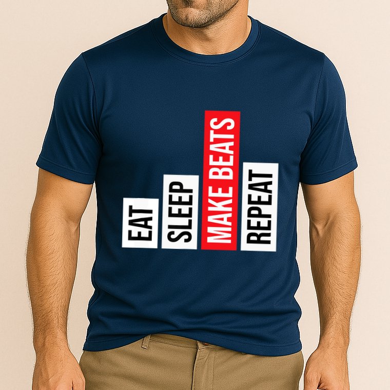 Eat Sleep Make Beats Repeat Music Producer Performance Shirt