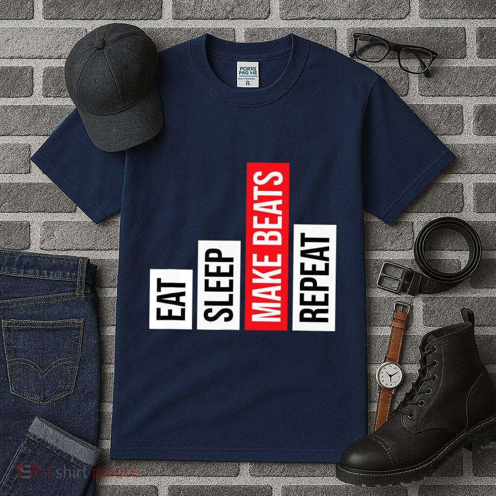 Eat Sleep Make Beats Repeat Music Producer Tall T-Shirt