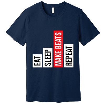 Eat Sleep Make Beats Repeat Music Producer Premium T-Shirt