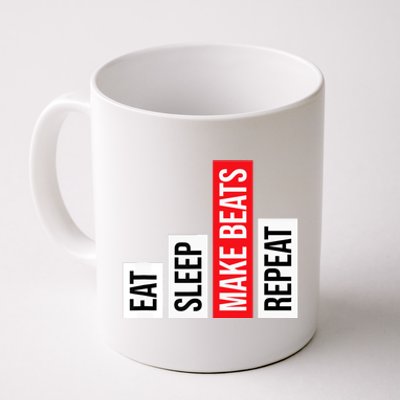 Eat Sleep Make Beats Repeat Music Producer Coffee Mug