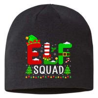 Elf Squad Matching Family Christmas Santa Hat Xmas Lights Sustainable Beanie