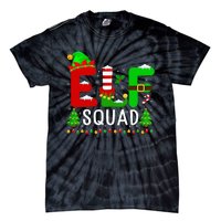 Elf Squad Matching Family Christmas Santa Hat Xmas Lights Tie-Dye T-Shirt