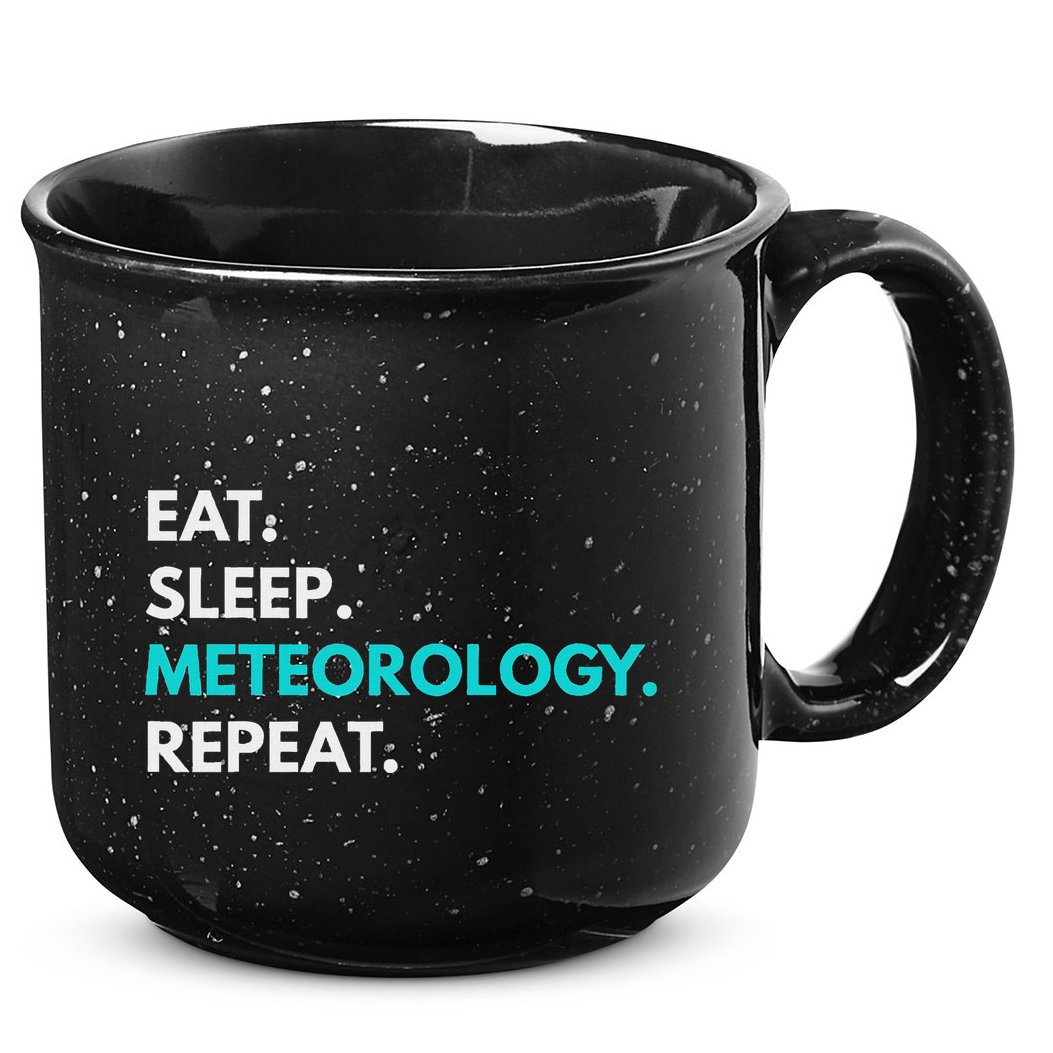 Eat Sleep Meteorology Repeat Meteorology 15oz Campfire Ceramic Mug