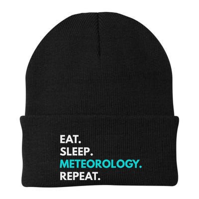 Eat Sleep Meteorology Repeat Meteorology Beanie