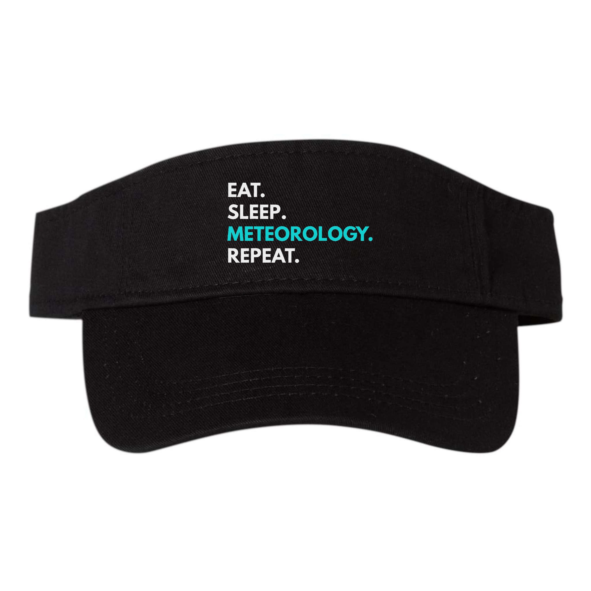 Eat Sleep Meteorology Repeat Meteorology Visor
