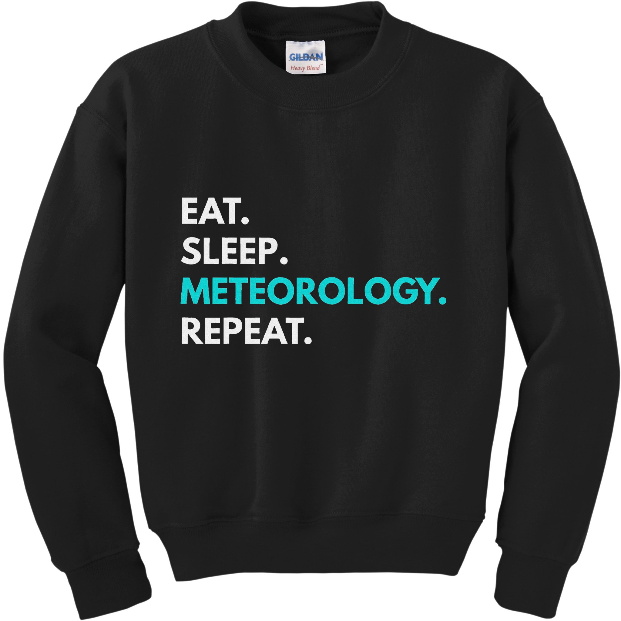 Eat Sleep Meteorology Repeat Meteorology Kids Sweatshirt