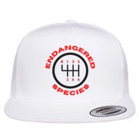 Endangered Species Manual Gearbox Stick Shift 6 Speed Flat Bill Trucker Hat